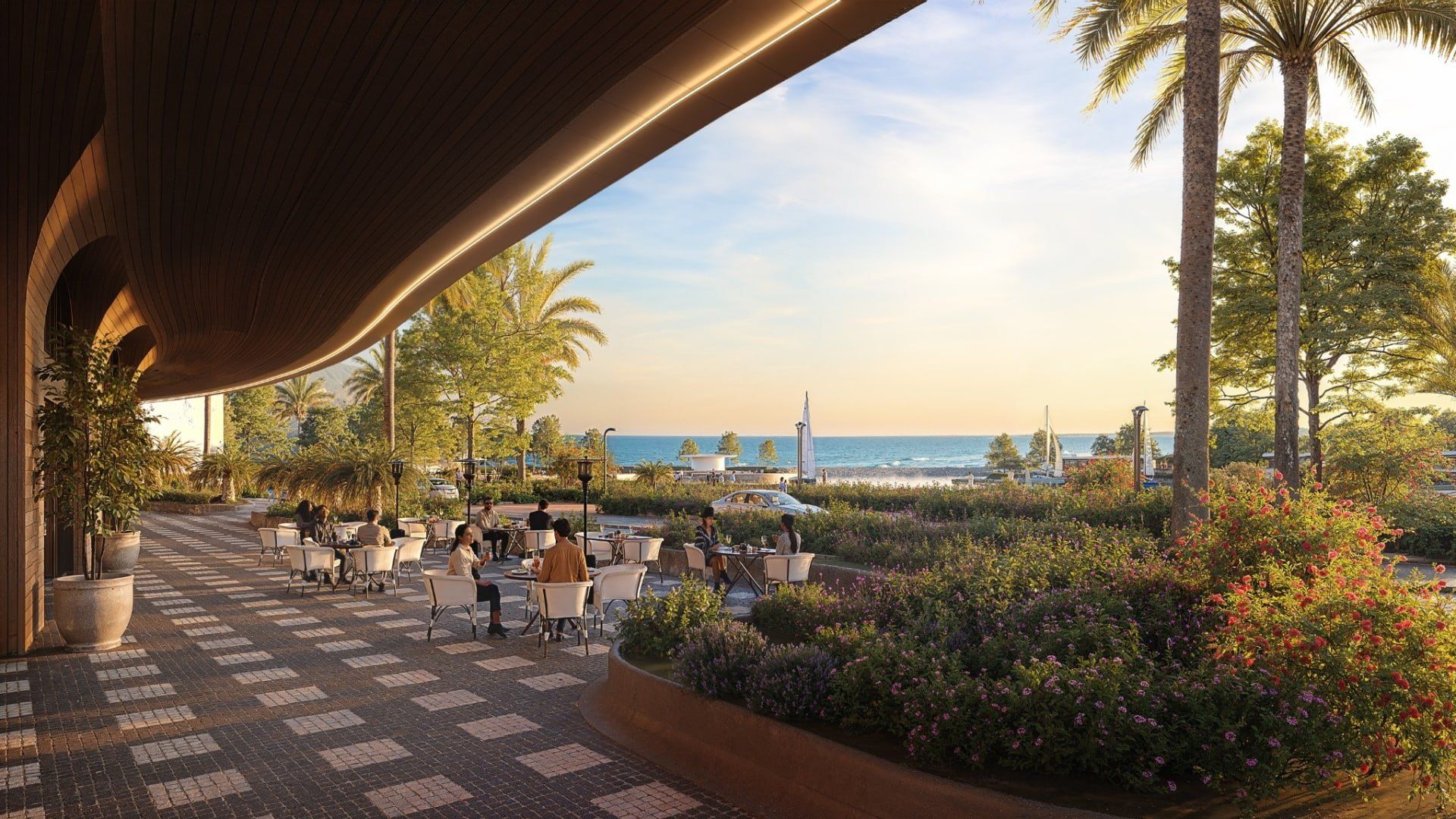 Boulevard café